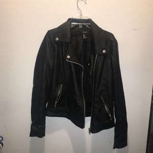 Forever 21 Black Faux Leather Jacket